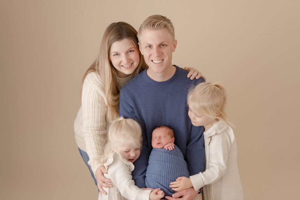 family newborn session Williamsburg VA