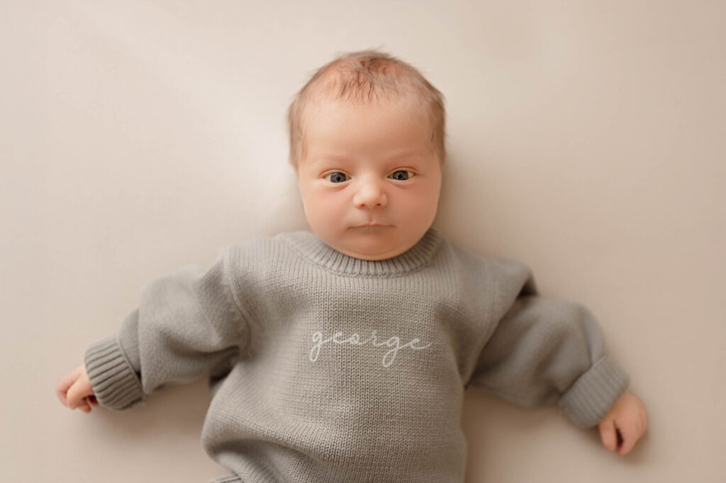 newborn baby portrait Williamsburg VA studio